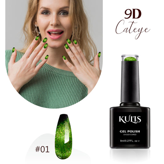 Kulis - 9D Cateye UV Gel Polish - 01