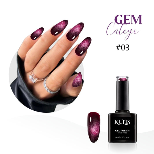 Kulis - Gem Cateye UV Gel Nail Polish No.03