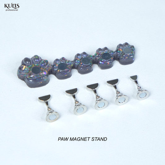 Paw Magnet Stand Silver