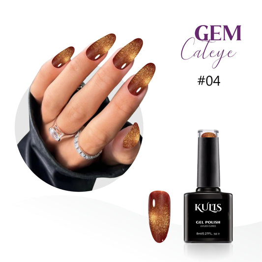 Kulis - Gem Cateye UV Gel Nail Polish No.04