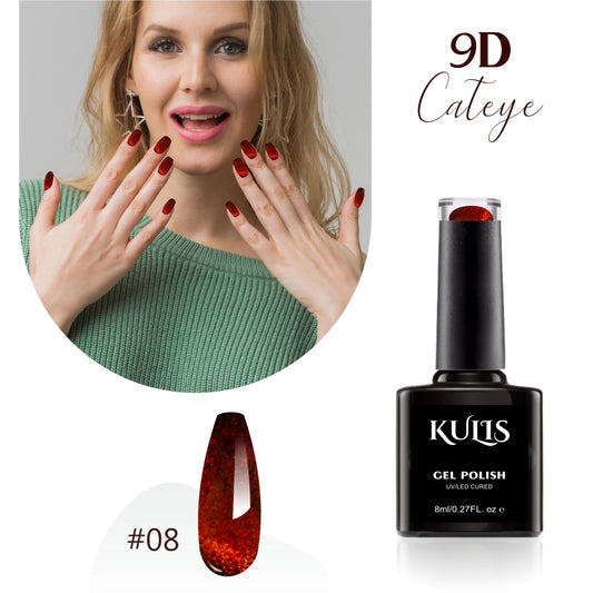 Kulis - 9D Cateye UV Gel Polish - 08