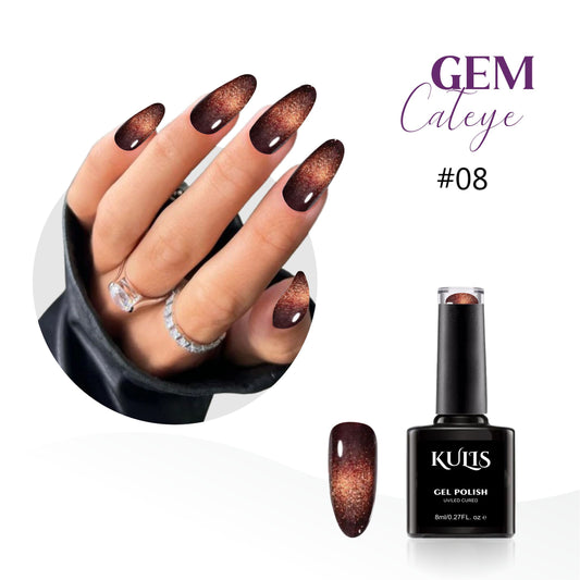 Kulis - Gem Cateye UV Gel Nail Polish No.08