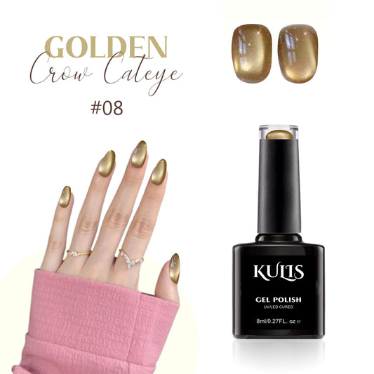 Kulis - Golden Crow Magnetic UV Gel Polish No.08