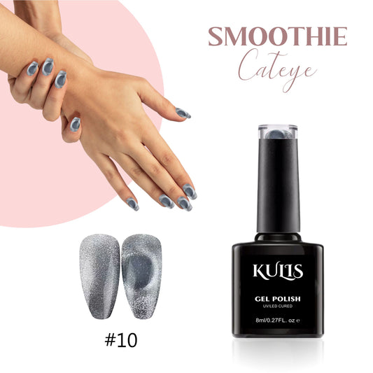 Kulis - Smoothie Cateye UV Gel Polish - Shuttle Grey - 10