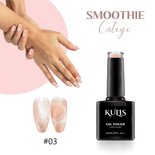 Kulis - Smoothie Cateye UV Gel Polish - Rose Bud - 03