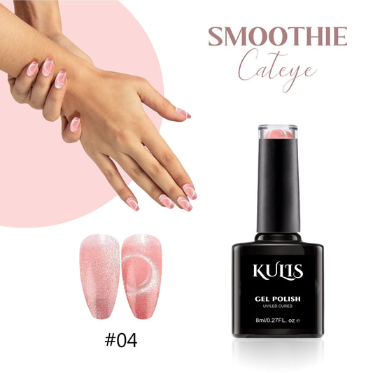 Kulis - Smoothie Cateye UV Gel Polish - Sweet Pink - 04