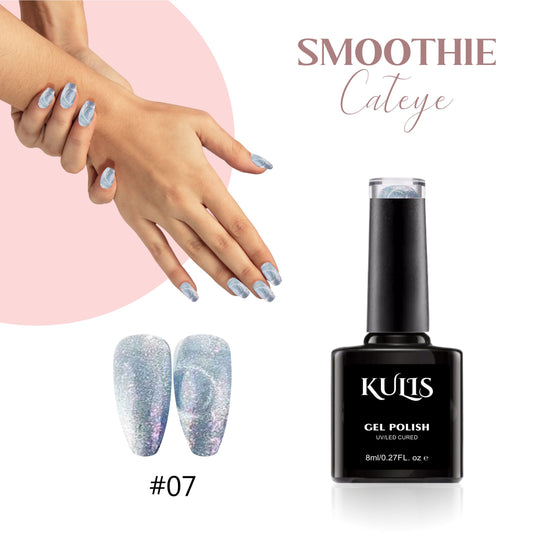 Kulis - Smoothie Cateye UV Gel Polish - Gull Grey - 07