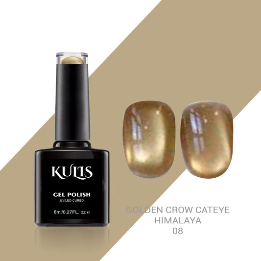Kulis - Golden Crow Magnetic UV Gel Polish No.08