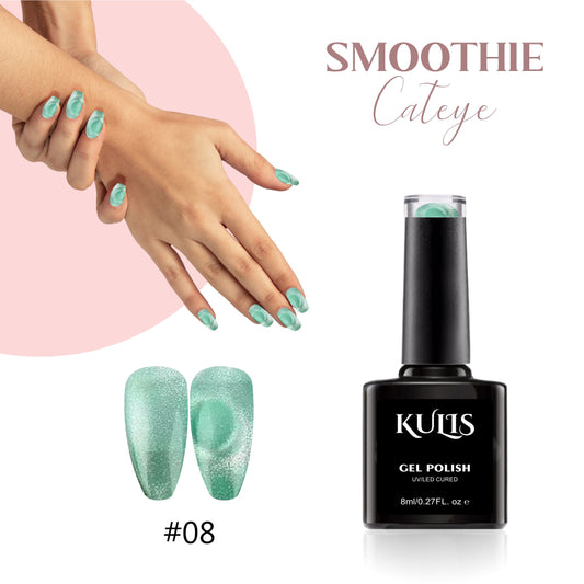 Kulis - Smoothie Cateye UV Gel Polish - Summer Green - 08