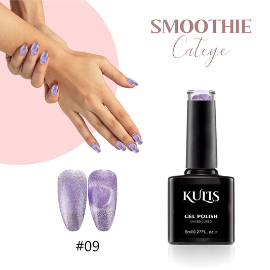 Kulis - Smoothie Cateye UV Gel Polish - Blue Bell - 09