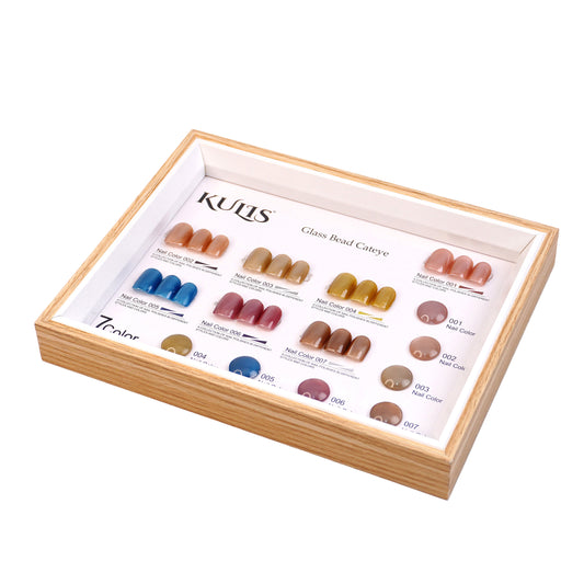 Kulis Glass Bead Cat Eye Magnetic UV Gel Polish – 7 Shades | 10ml Packaging | Silky Cat Eye Effect
