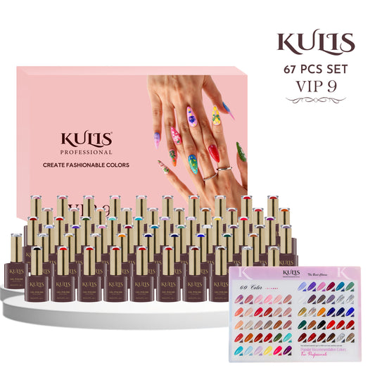 KULIS - VIP 9 UV Gel Polish 67Pcs Set