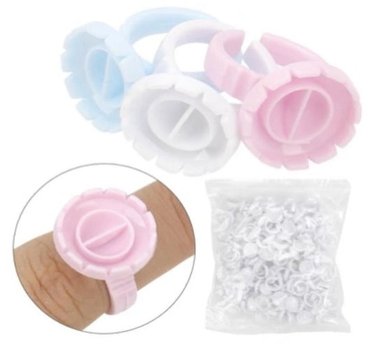 Eyelash Glue Ring Pack Of 100 Pcs