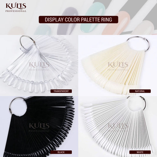 Display - color - Palette - Ring - Natural - 50Pcs