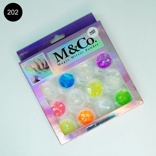 Kulis 12 in 1 Mylars Set for Nail Art Decoration | Nail Art Accessories