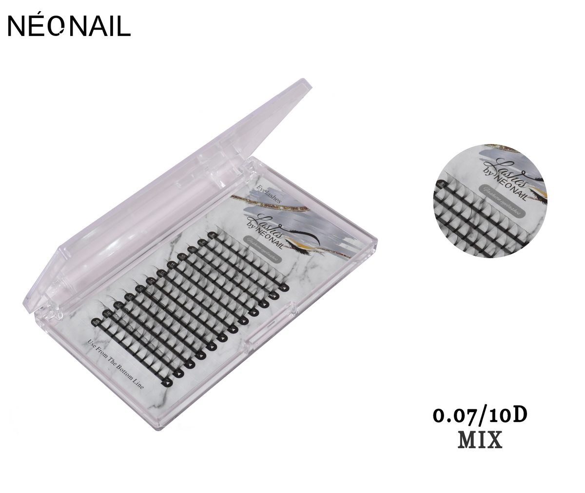 Neonail - Permanent Eyelash - 0.07D - 10D - Mix Tray