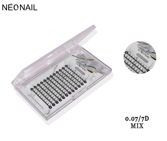 Neonail - Permanent Eyelash - 0.07D - 7D - Mix Tray