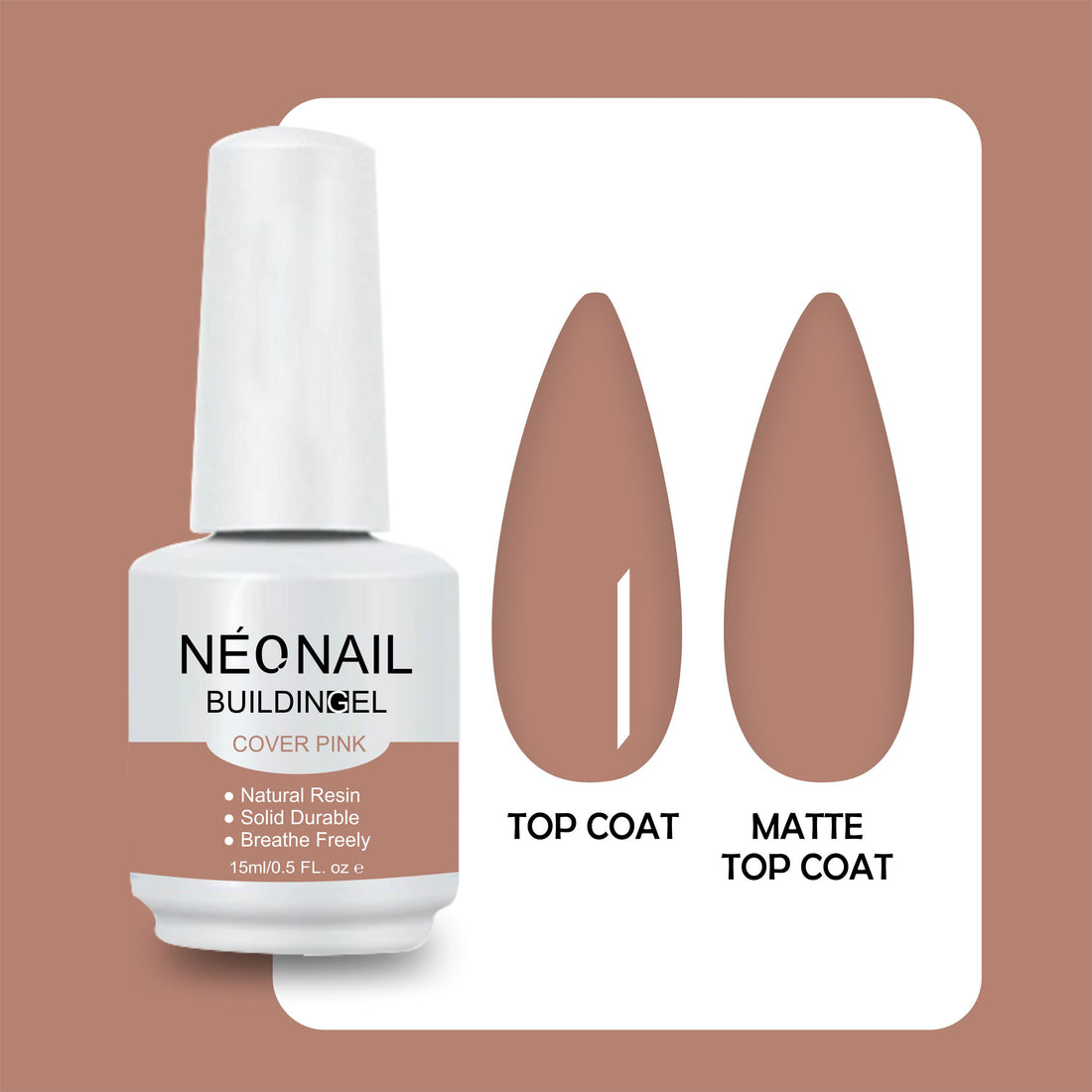 NEONAIL UV Building Gel 15ml | Soak-Off UV/LED Cured Nail Building Gel