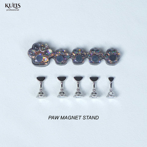 Paw Magnet Stand Silver
