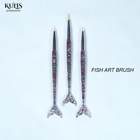 Kulis - Fish Art Brush Set of 3
