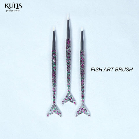 Kulis - Fish Art Brush Set of 3