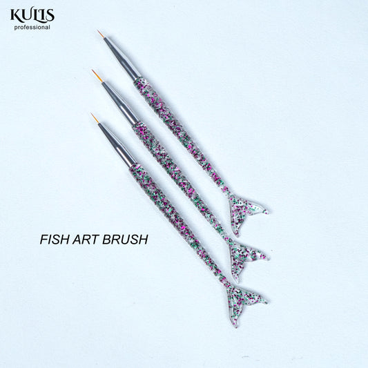 Kulis - Fish Art Brush Set of 3