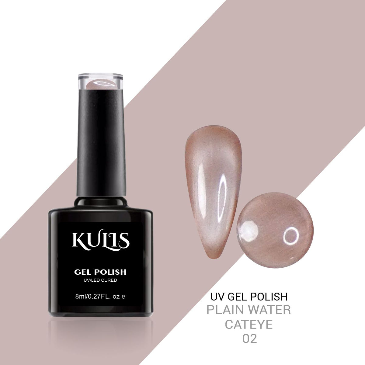 Kulis - Plain Water Cateye UV Gel Nail Polish No.02