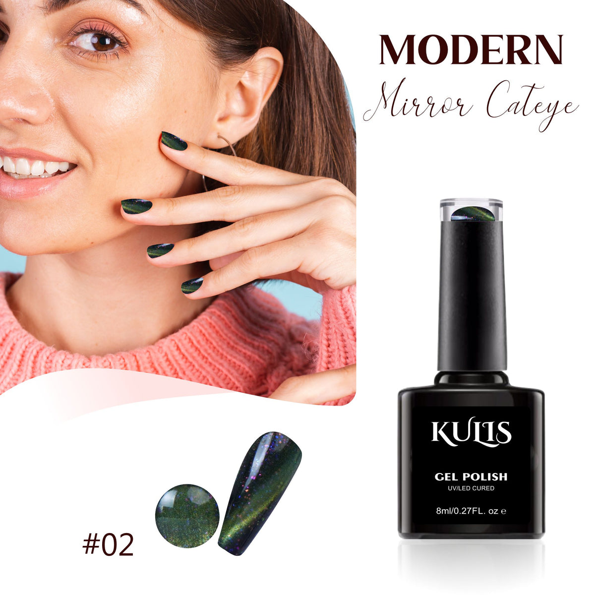 Kulis - Modern Mirror Cateye UV Gel Polish - 02