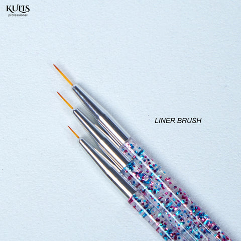 Kulis -Liner Brush Set of 3