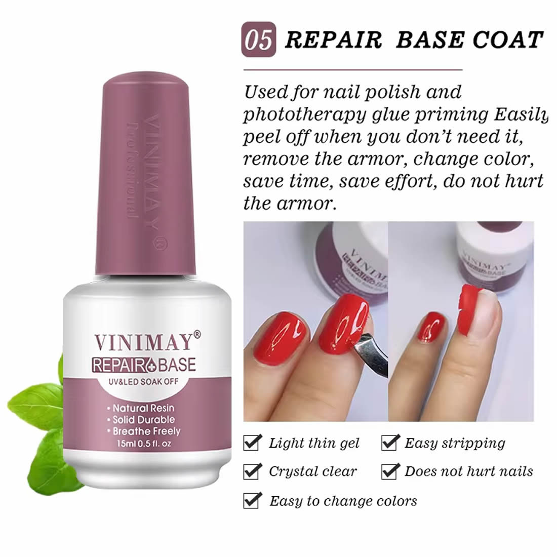 VINIMAY® Professional Nail Grooming Gel including Top &amp; Base, Primer &amp; Dehydrator, Diamond Top Coat and Many More