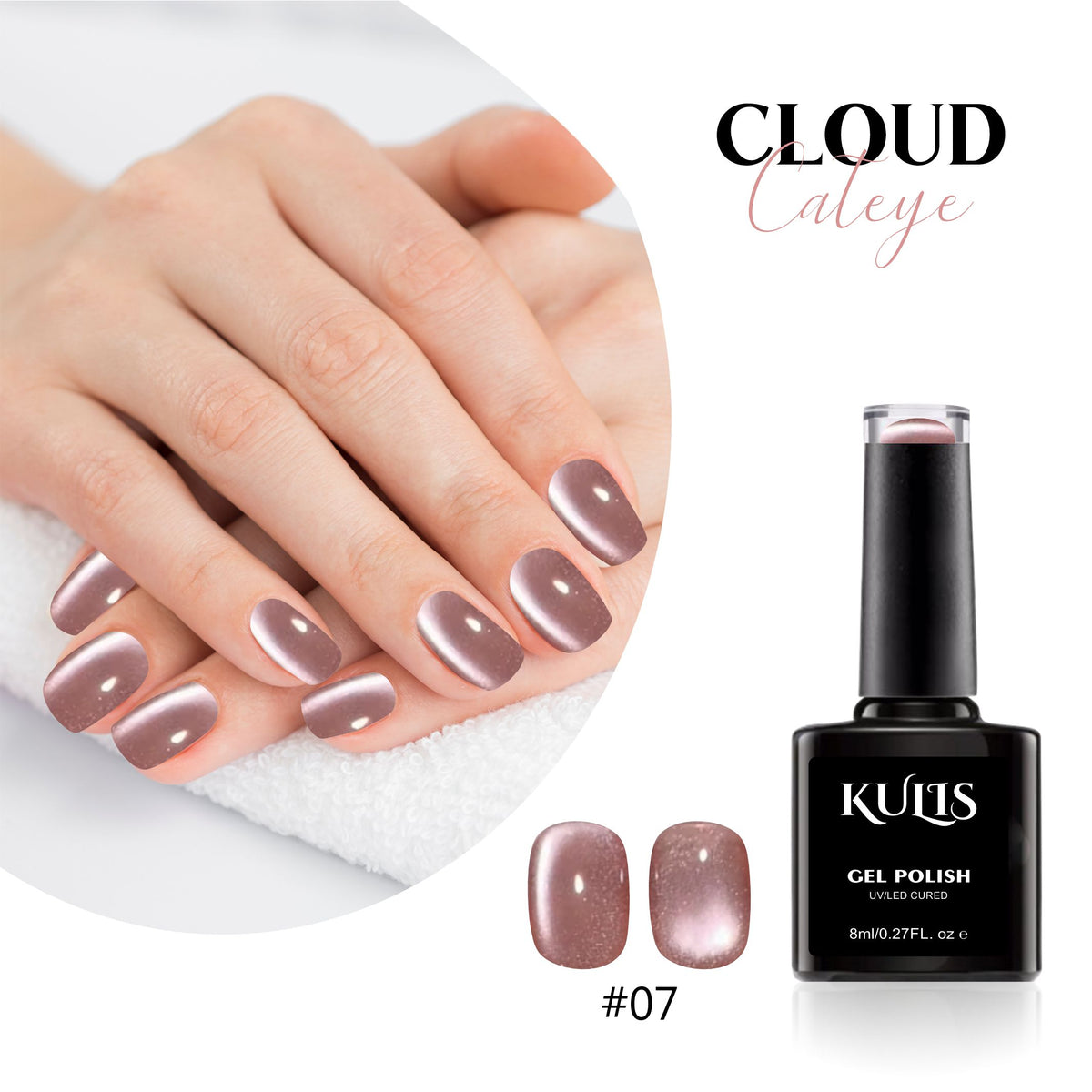 Kulis - Cloud Cateye UV Gel Polish - No.07