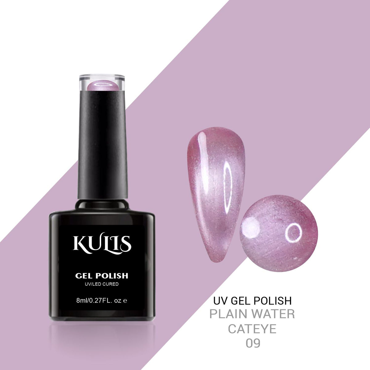 Kulis - Plain Water Cateye UV Gel Nail Polish No.09