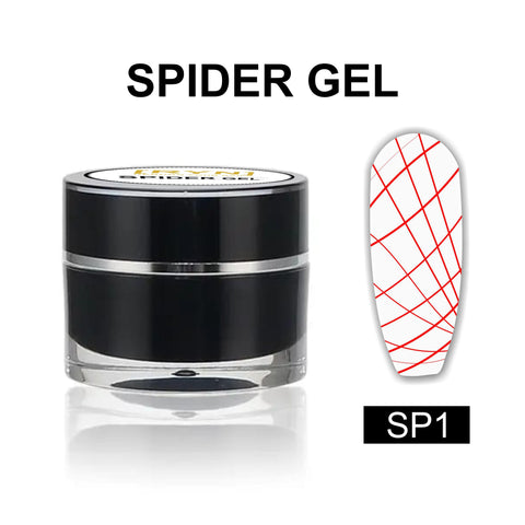 Kulis Colors Spider Gel, Matrix Gel for Gel Paint Design Nail Art Kit Wire Drawing Nail Gel for Line