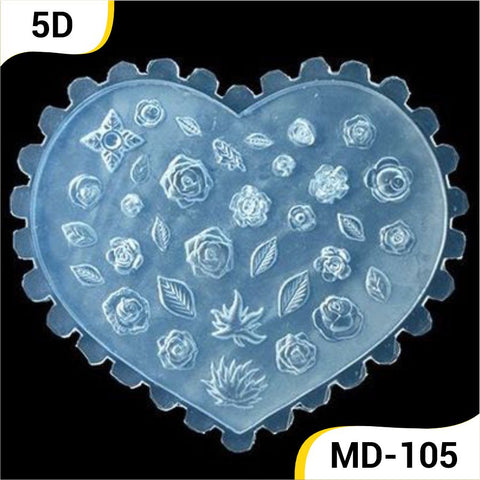 Kulis 5D Silicon Molds for Nail Art Designing