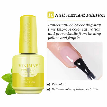 VINIMAY® Professional Nail Grooming Gel including Top &amp; Base, Primer &amp; Dehydrator, Diamond Top Coat and Many More