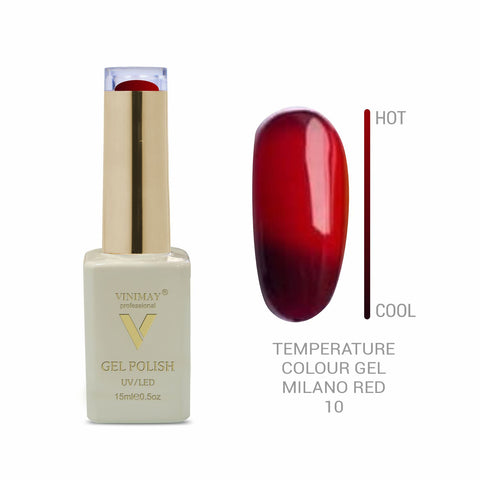 Vinimay - Thermal Gel Polish - 10 - Milano Red