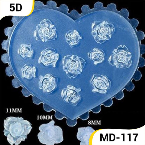 Kulis 5D Silicon Molds for Nail Art Designing