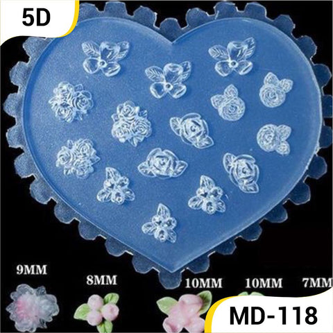 Kulis 5D Silicon Molds for Nail Art Designing