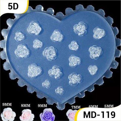 Kulis 5D Silicon Molds for Nail Art Designing