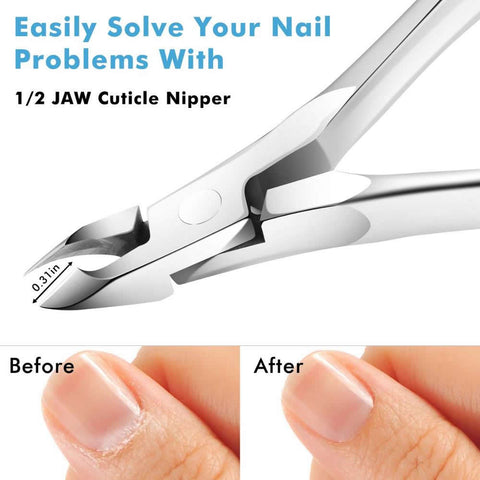 Cuticle Cutter - Stainless Steel Sharp Edge Cuticle Cutter for Nail Artist