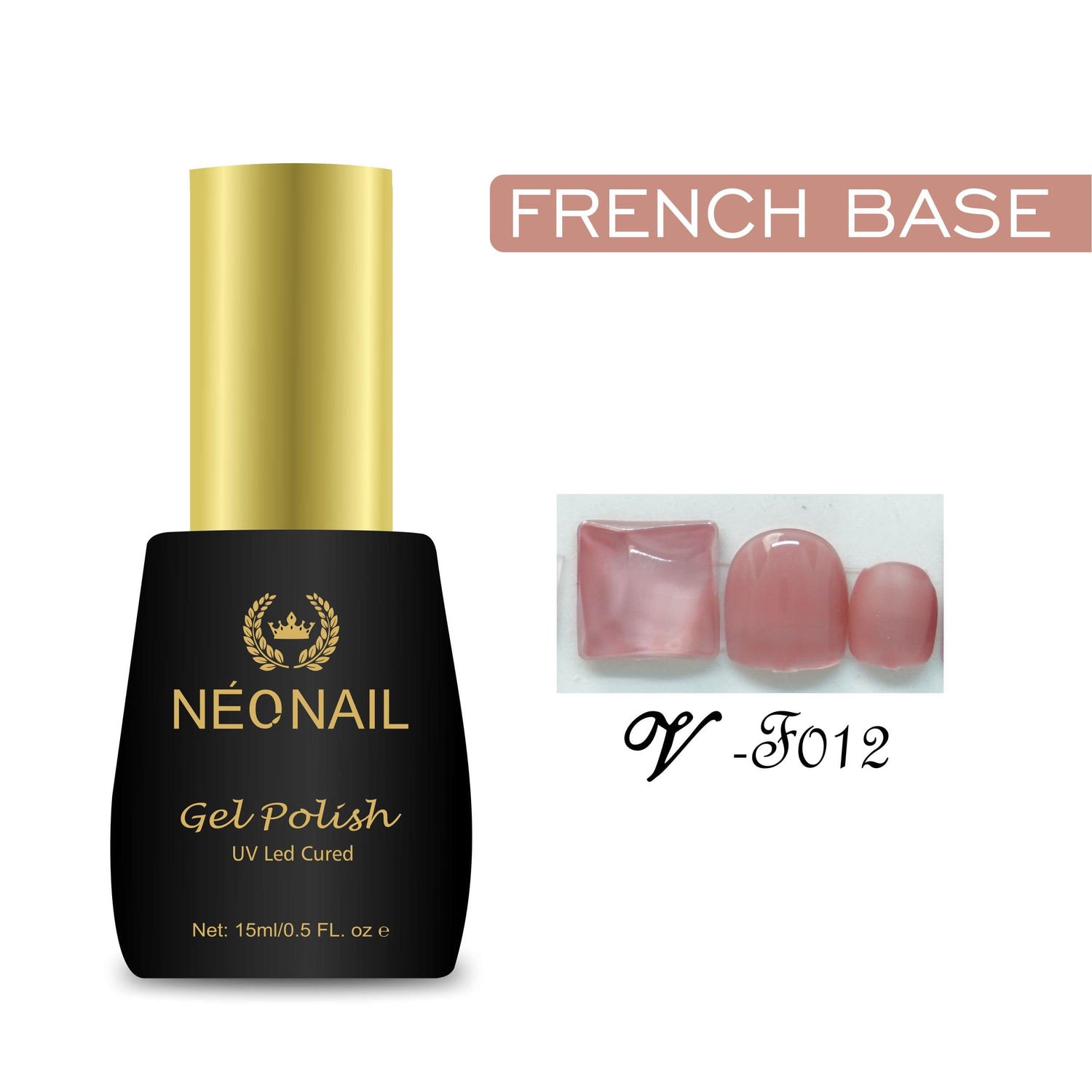 NEONAIL French UV Base Color 15ml | Soak-Off UV/LED Cured Base Gel (18 Color Shades)