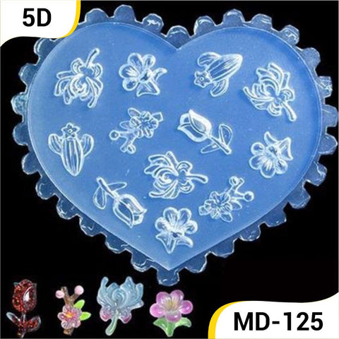 Kulis 5D Silicon Molds for Nail Art Designing