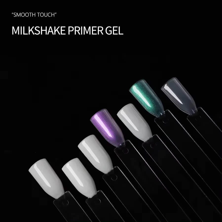 VINIMAY® Professional Milky Rubber Base Color 12 Color Shades Available | Soak-Off UV/LED Cured 15ml Packaging