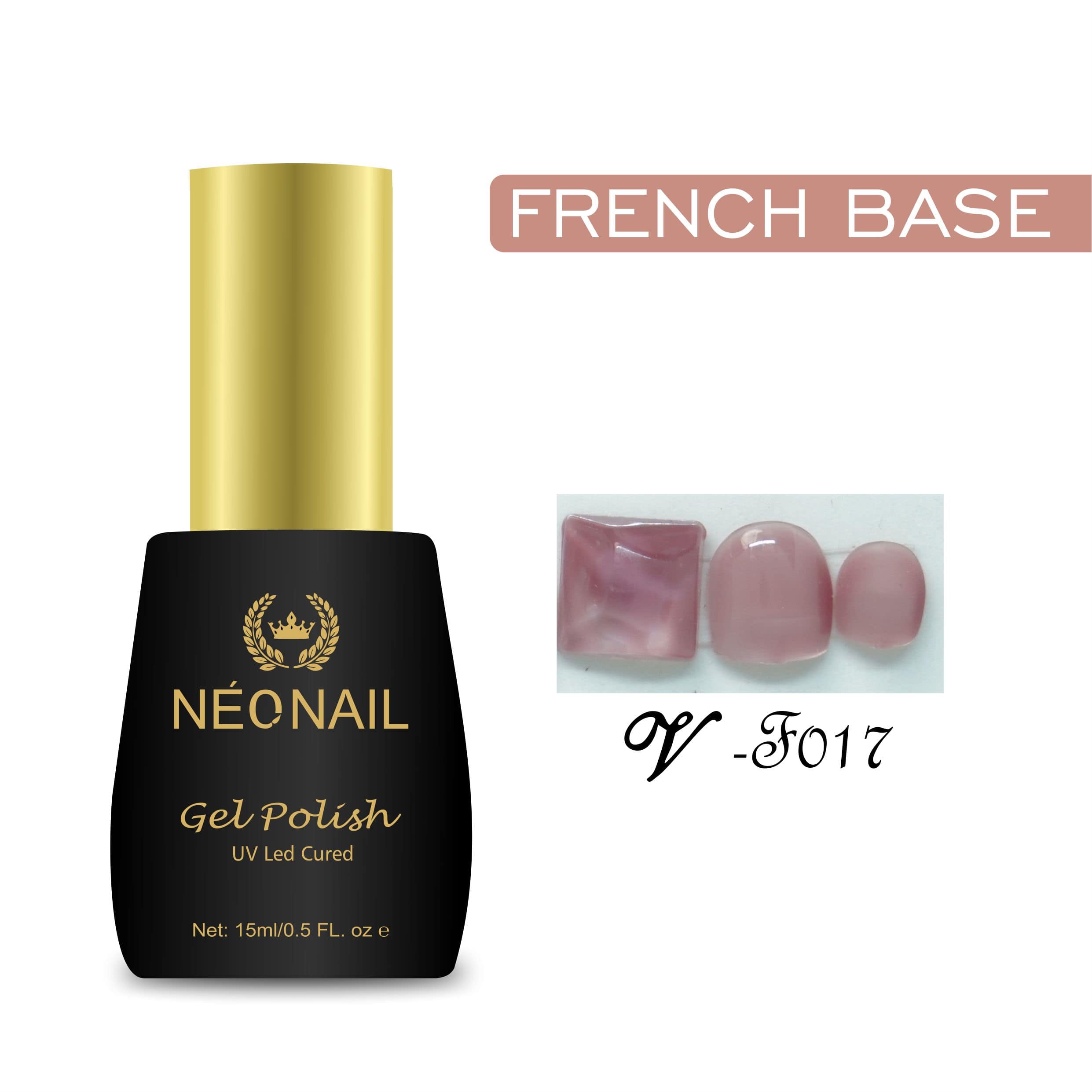 NEONAIL French UV Base Color 15ml | Soak-Off UV/LED Cured Base Gel (18 Color Shades)