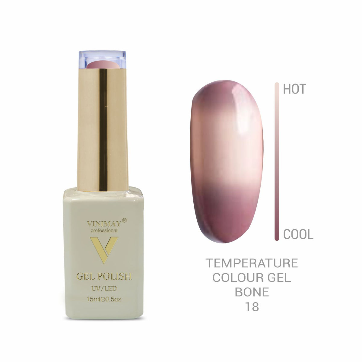 Vinimay - Thermal Gel Polish - 18 - Bone