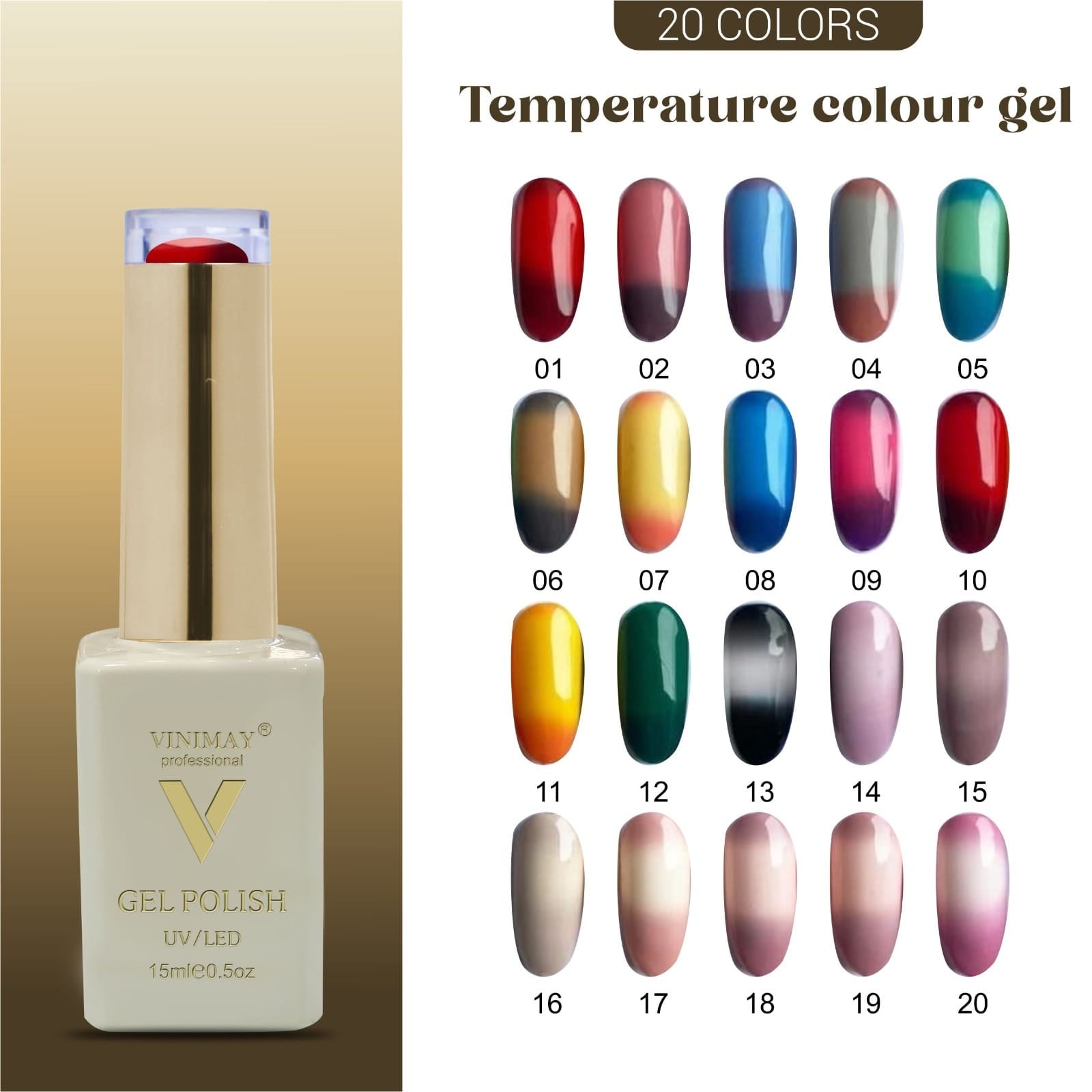 VINIMAY TEMPERATURE COLOR GEL POLISH