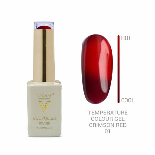 Vinimay - Thermal Gel Polish - 01 - Crimson Red