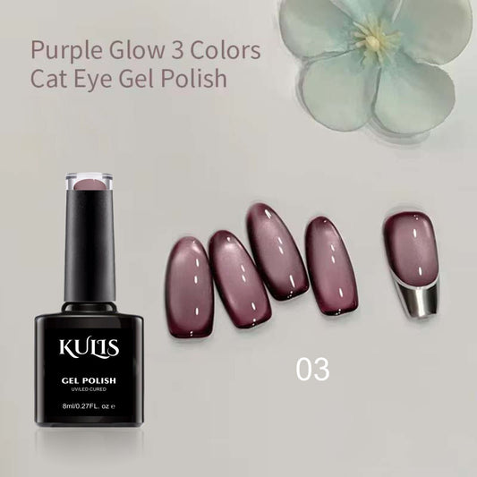 Kulis - Purple Glow Cateye UV Gel Polish - 03