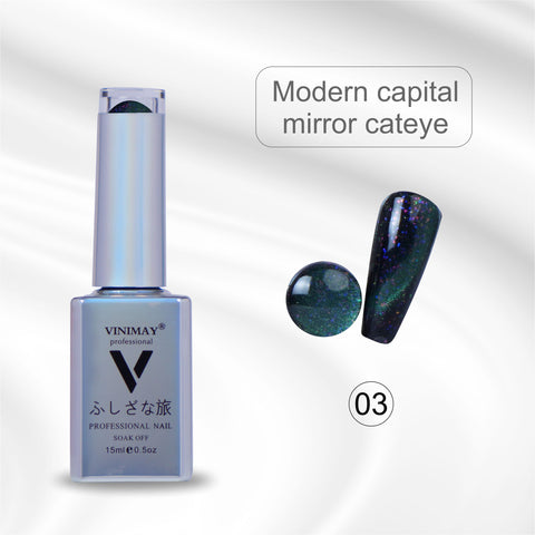 VINIMAY® Professional Modern Cat Eye UV Gel Nail Polish | Soak-Off UV/LED Gel 6 Color Shades Available in 15ml Bottle