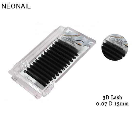 Neonail - Permanent Eyelash - 3D Lash - 0.07D - 13mm Tray